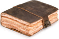 Rustic Brown Leather Vintage Journal for Men and Women
