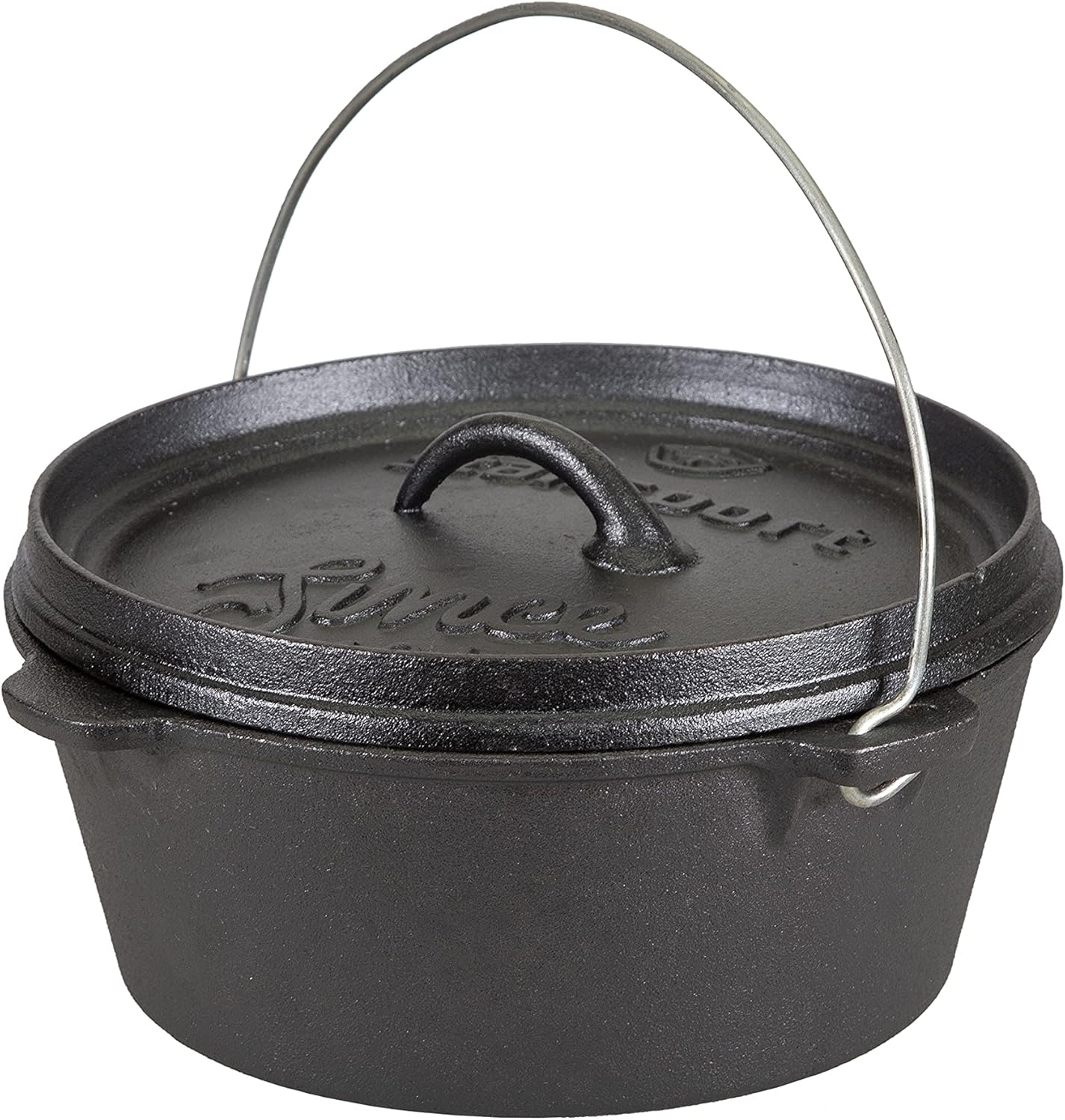 Stansport Pre-Seasoned Cast Iron Dutch Oven for Versatile Cooking