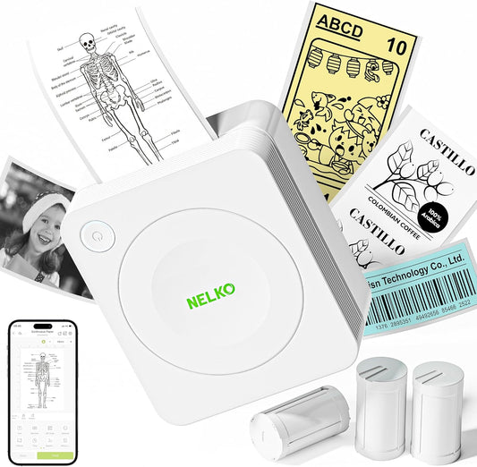 Portable Bluetooth Sticker Printer Kit