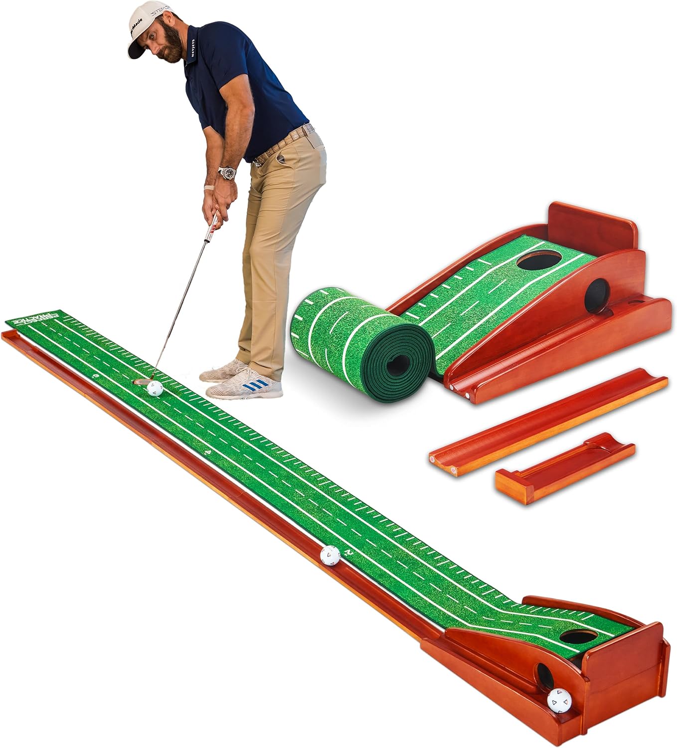 Perfect Practice Golf Putting Mat - Indoor & Outdoor Training Aid