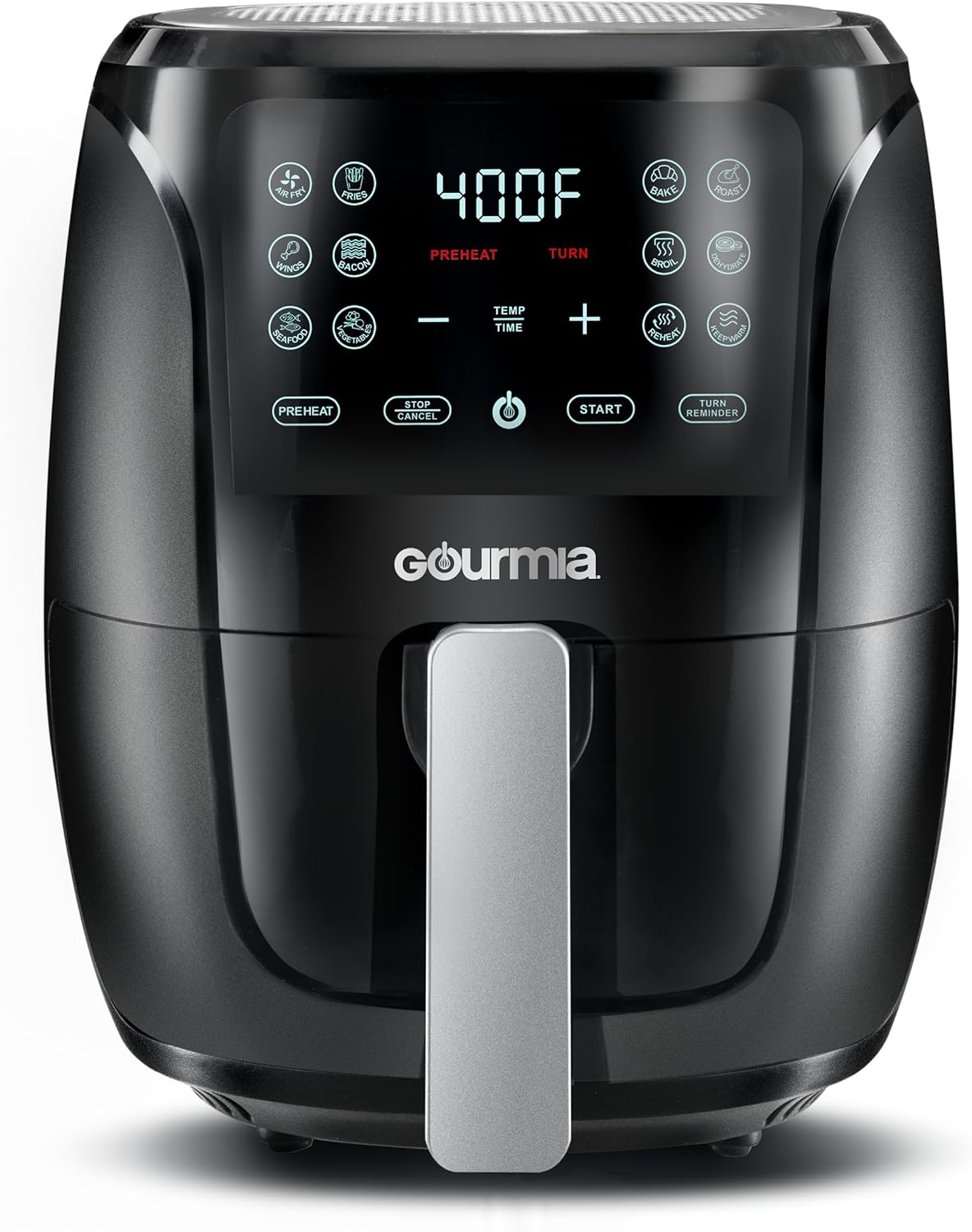 Gourmia Air Fryer Oven: 12 Presets, Fry Force, Stainless Steel