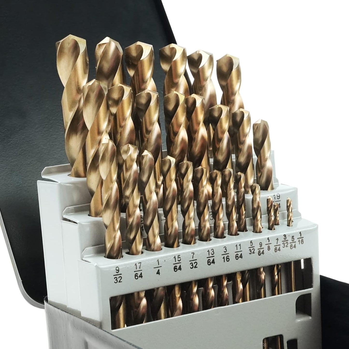 29Pcs Cobalt Drill Bits Set for Precision and Durability