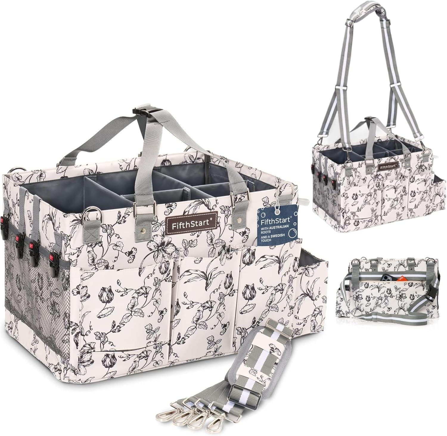 FifthStart Multiuse Cleaning Caddy - Versatile Organizer Bag