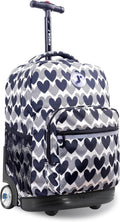 J World Sunrise Rolling Backpack Convertible Wheeled Backpack