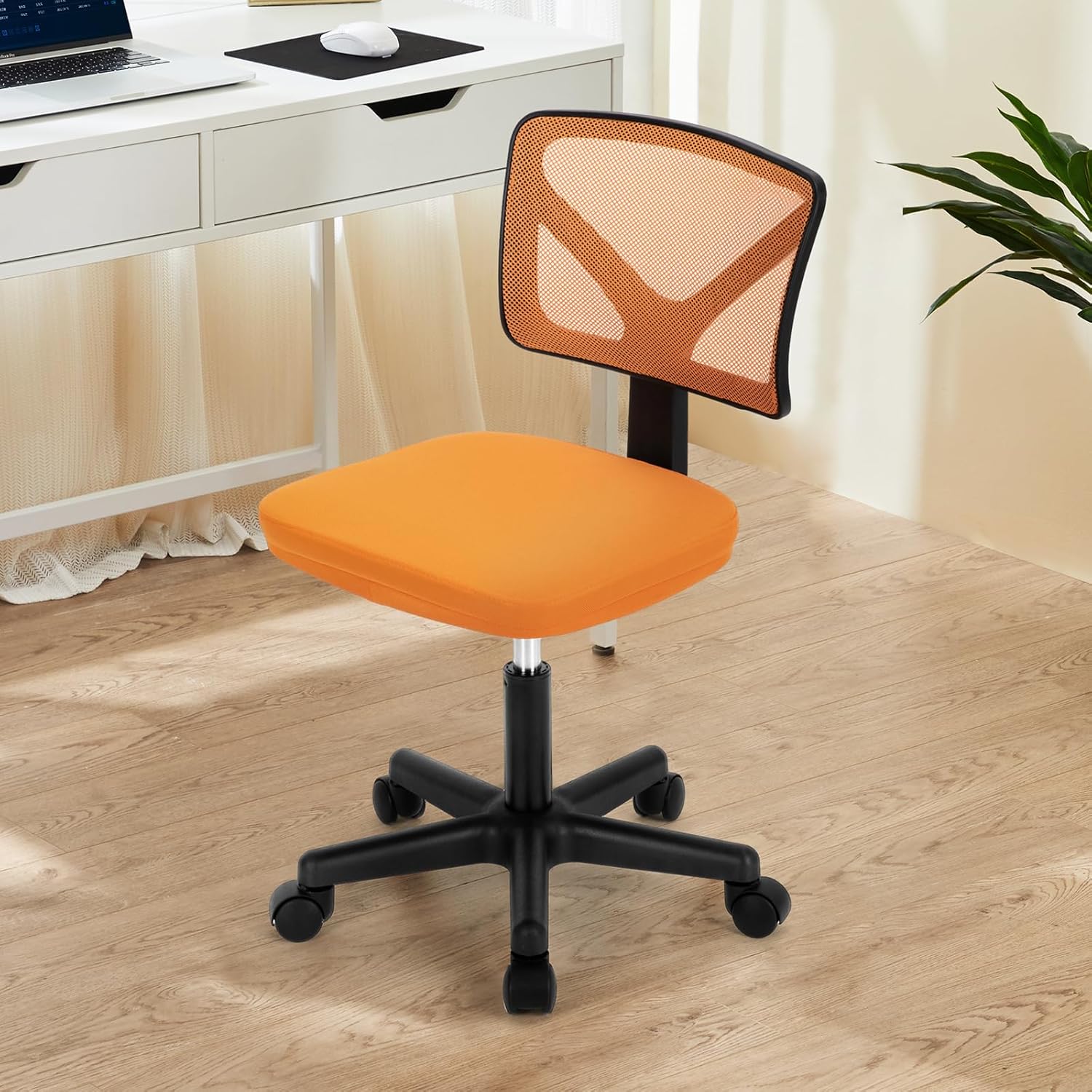 DUMOS Ergonomic Swivel Desk Chair - Compact & Comfortable