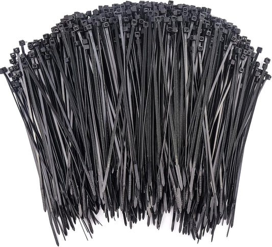 Rienar 1000 Pcs 6 Self-Locking Cable Ties - Strong & Durable!