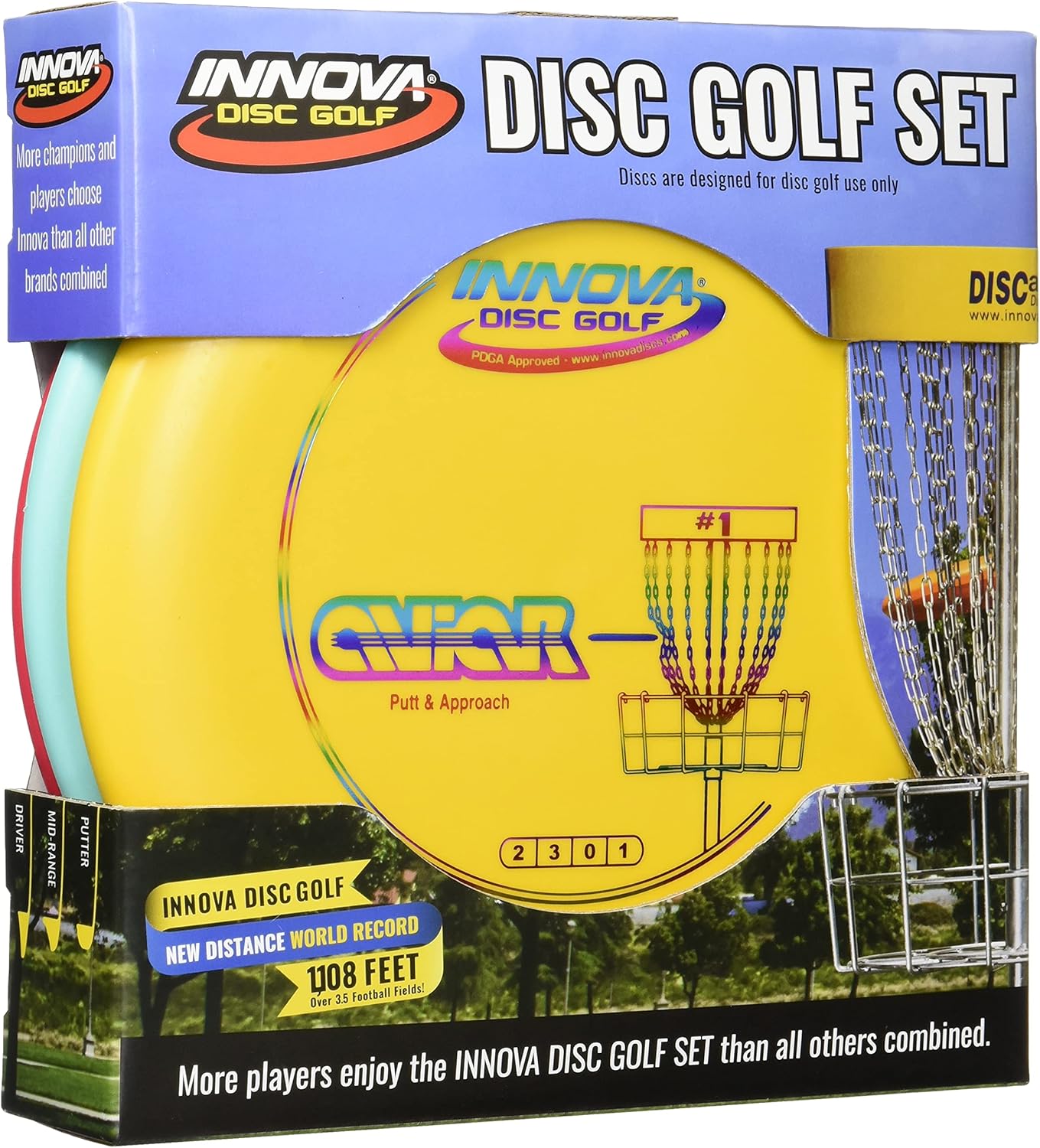 Innova 3-Piece Disc Golf Set for Accuracy & Control