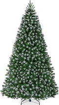 Artificial Frosted Christmas Tree 9ft Realistic Spruce - Dense Full