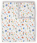 Little Unicorn Quilted Throw XL - Super Soft 4-Layer Muslin
