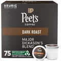 Peet's Major Dickason's Blend Dark Roast K-Cup Pods 75 Count