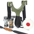 Scout XT Slingshot with Target and Ammo - Powerful, Durable Shooter