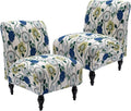 Armless Accent Slipper Chair Cover Slipcover - Stretch Spandex