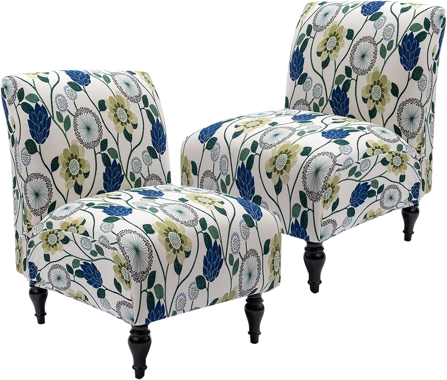 Armless Accent Chair Cover Slipcover for Living Room Furniture