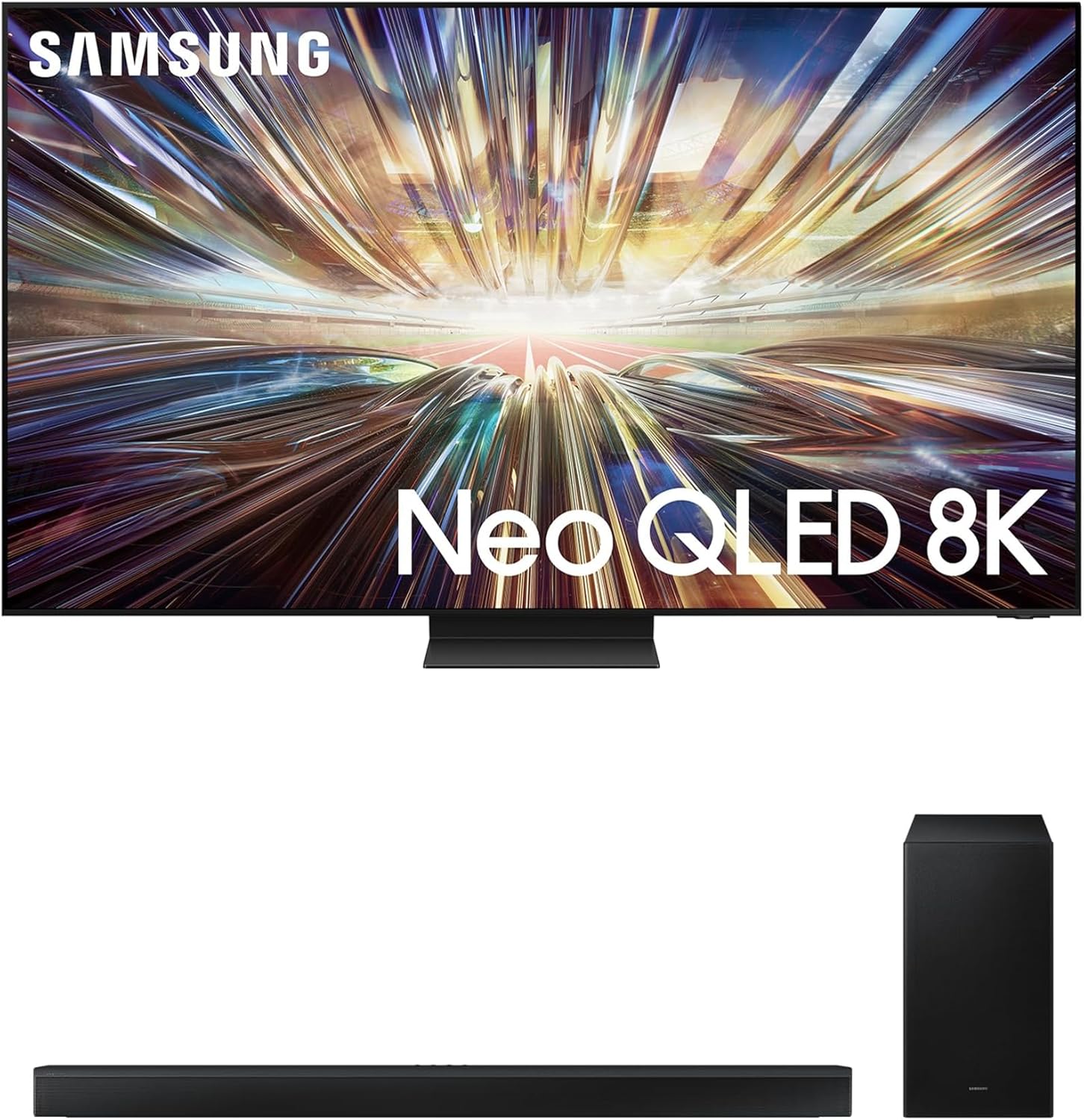 Immerse in Cinematic Bliss: Samsung 75 8K Smart TV & Soundbar Set