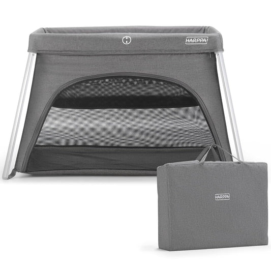HARPPA Travel Crib with Comfy Mattress for Easy Travel