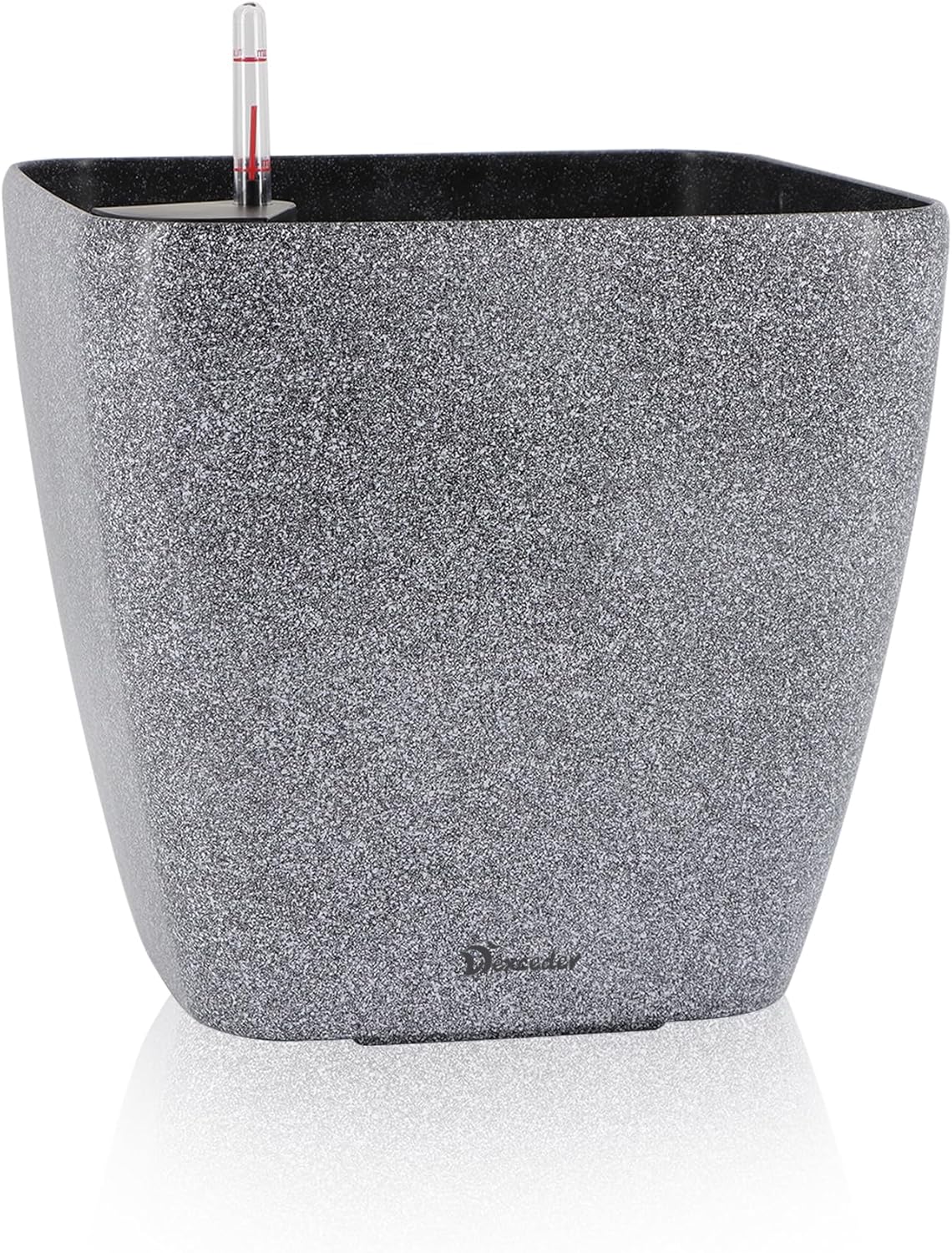 Dexceder 18x17 Self Watering Planter with Wheels for Plants