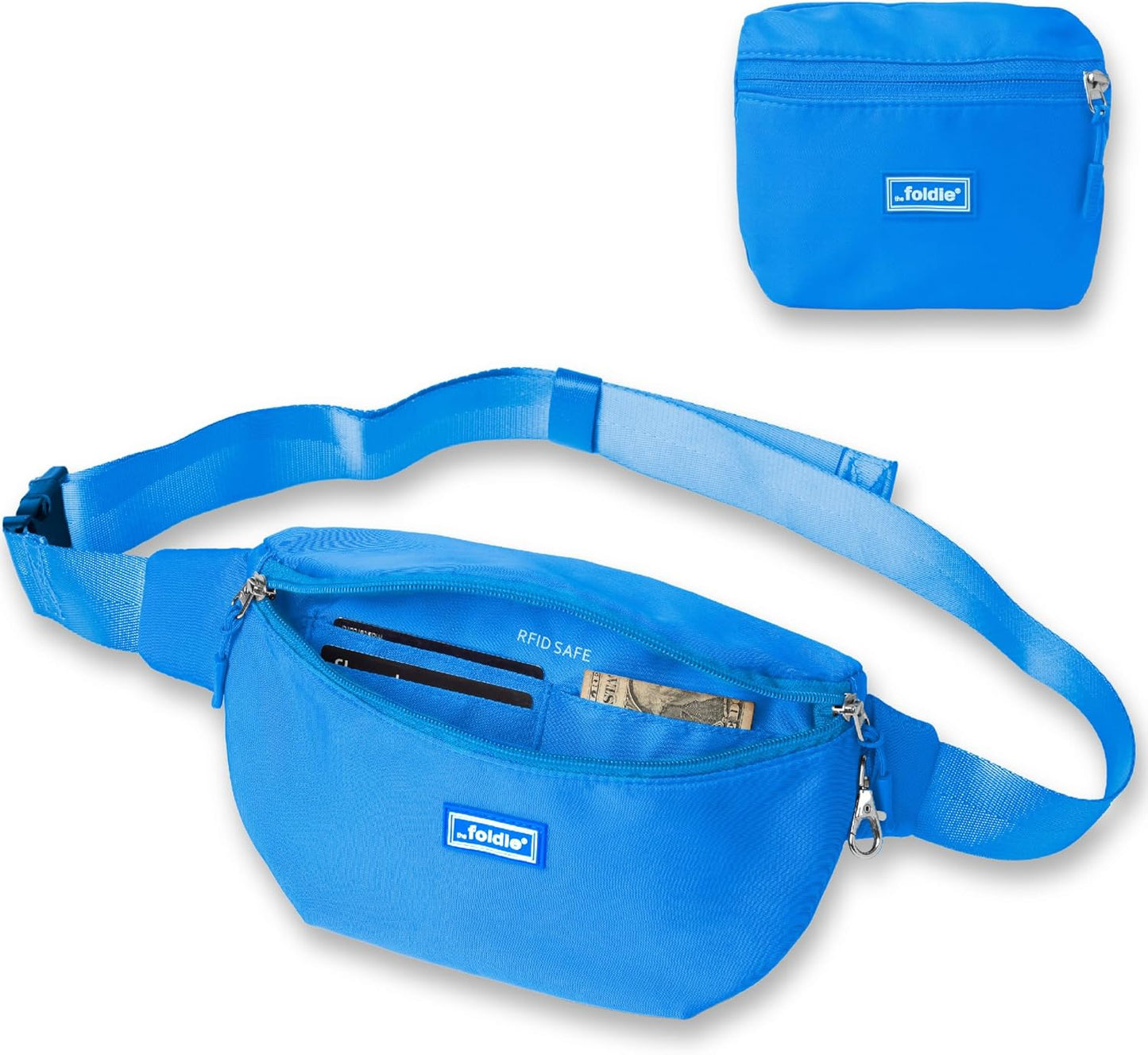 Foldie Foldable Crossbody Bag - Anti-Theft RFID-Safe Fanny Pack