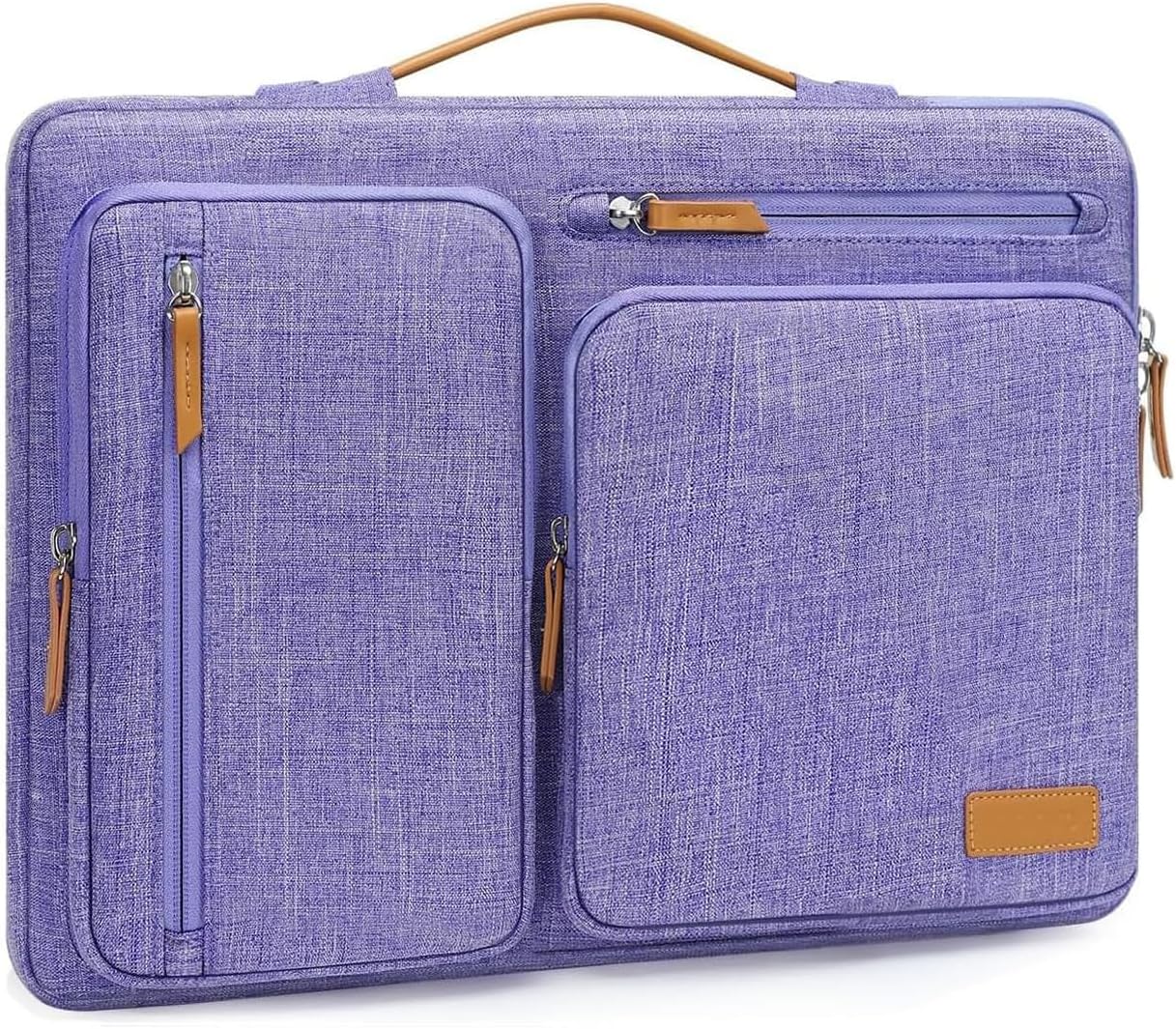 MOSISO Purple Tablet Sleeve for iPad Pro 12.9: 4 Zipper Pockets for Easy Access