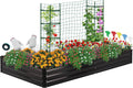 Galvanized Raised Garden Bed 8x4 or 6x3 ft - Durable Metal Planter