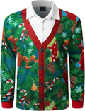 Cozy Christmas Style: LINOCOUTON Knitted Polo