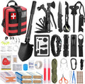 LUXMOM Survival Kit and First Aid Kit 142Pcs - Complete Outdoor
