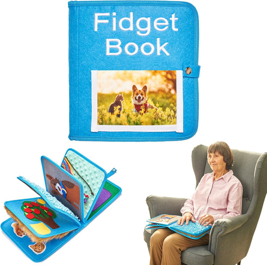 Sensory Fidget Book for Elderly & Dementia | Odoxia
