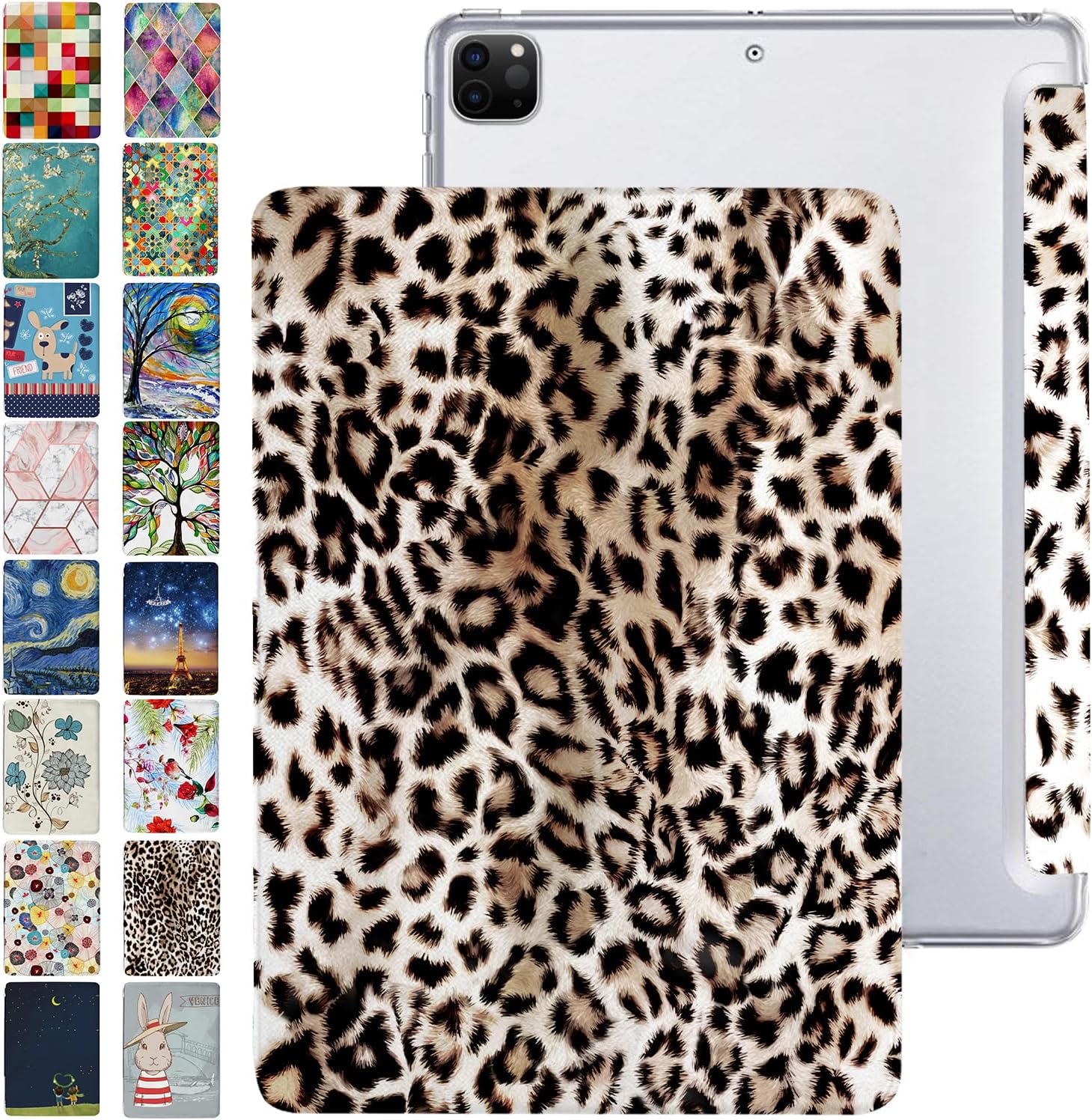 DuraSafe iPad Pro 12.9 Inch Case - Stylish Leopard Design