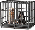 54 in Heavy Duty Indestructible Dog Crate - Escape Proof XL