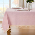 Textured Tablecloth Rectangle 55ftx120ft - Wrinkle-Free Waterproof