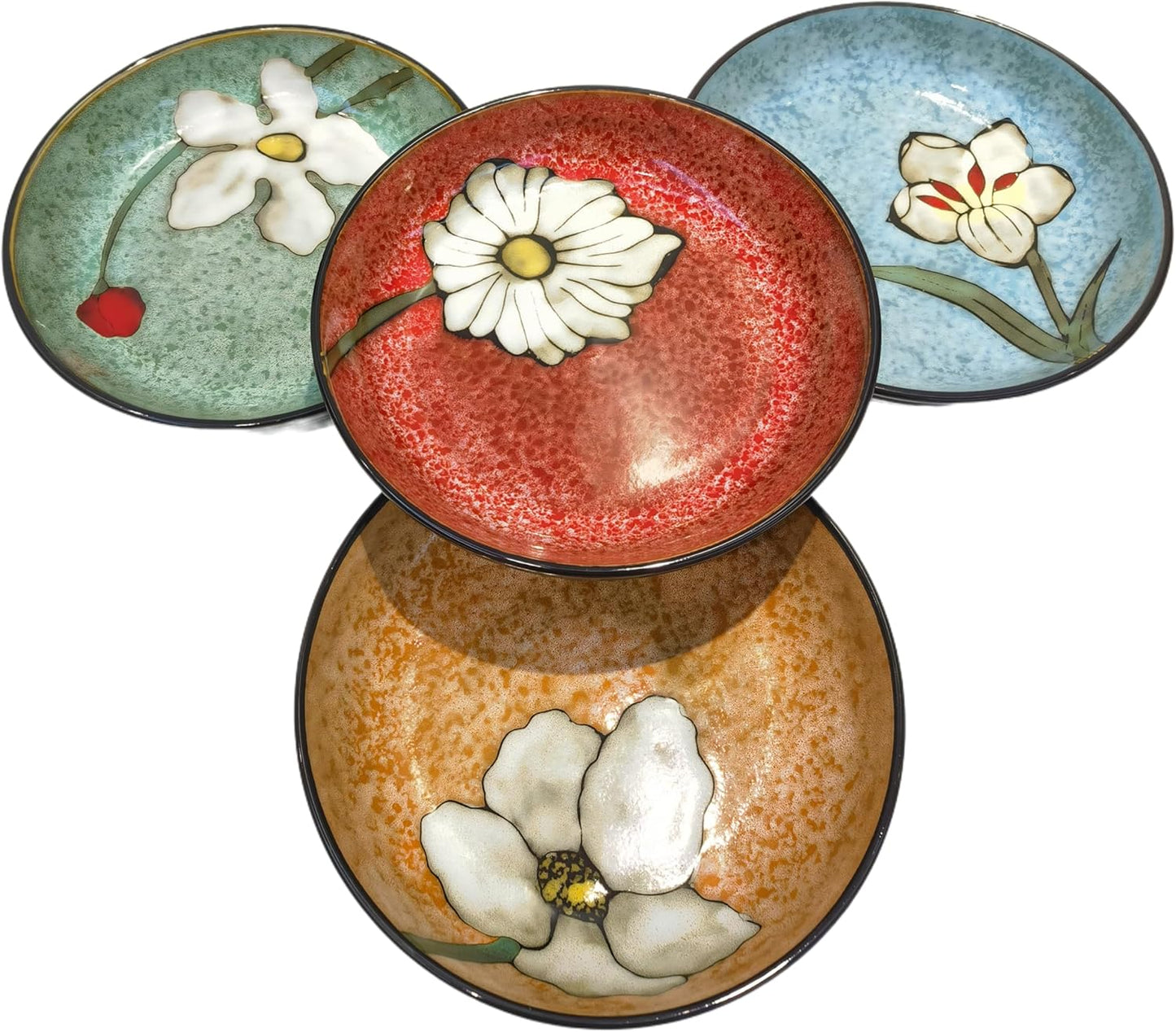 30oz Ceramic Pasta Bowls Set of 4 - Elegant and Durable Design