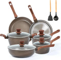 12Pcs Pots and Pans Set Nonstick Cookware - Versatile 12-Piece Set