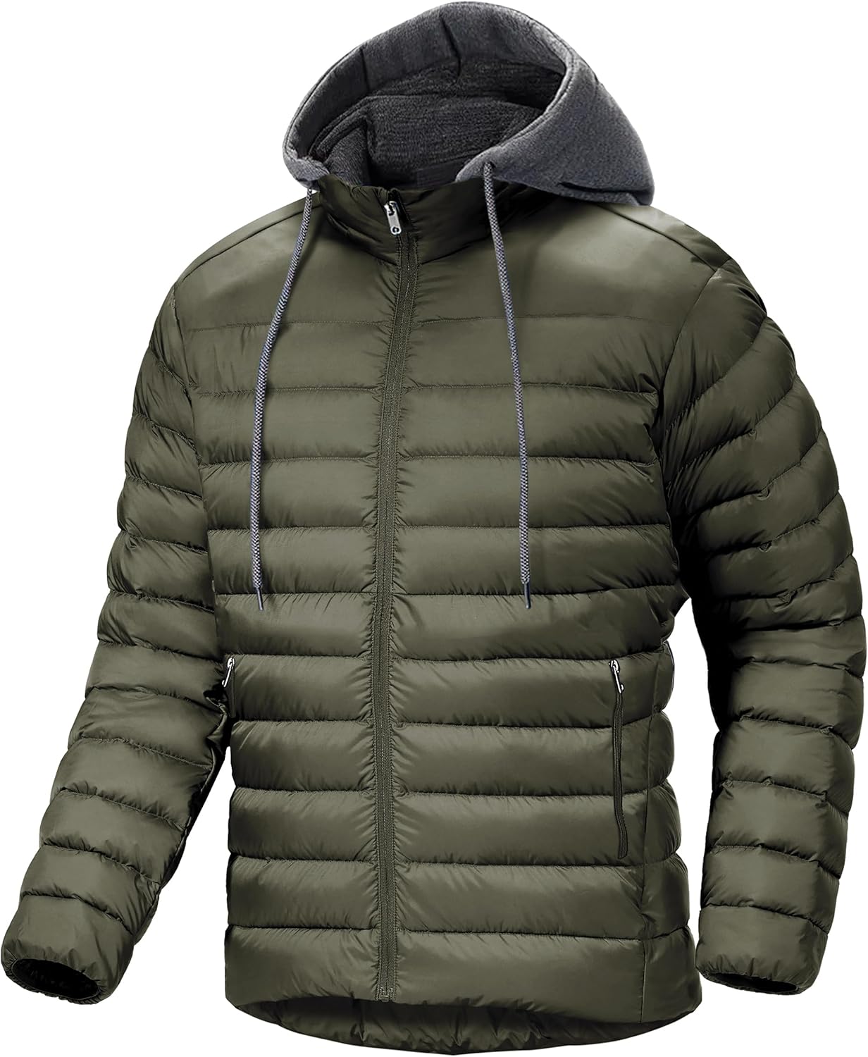 Men's Puffer Jacket Lightweight Insulated Warm Winter Coat