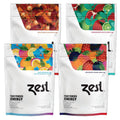 Zest Energy Tea Bags Variety Pack - High Caffeine Black & Green Tea