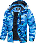 MAGCOMSEN Men's Winter Ski Snow Jacket - Warm Water Resistant Parka 1