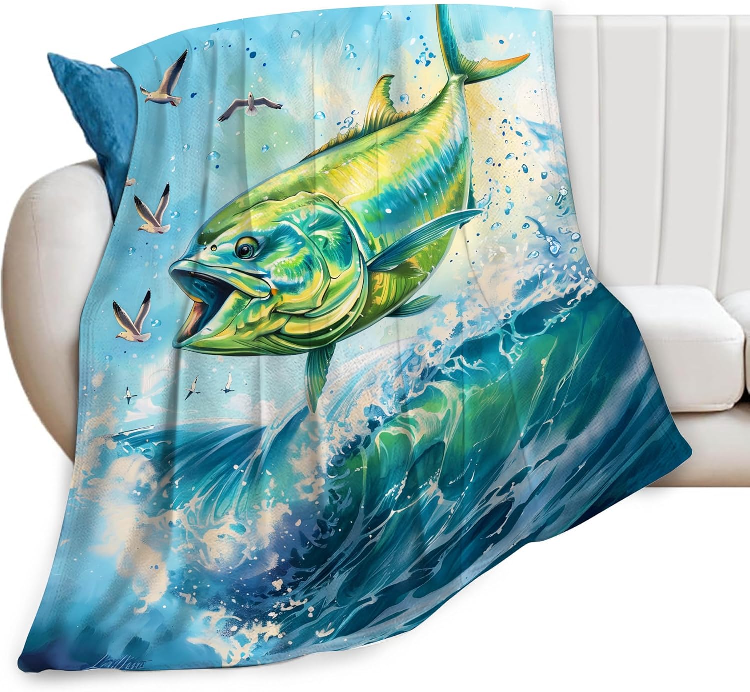 Super Soft Fish Blanket for Cozy Fun! - 50X40