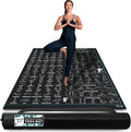 Extra-Large Instructional Yoga Mat with 150 Poses - Wide, Thick