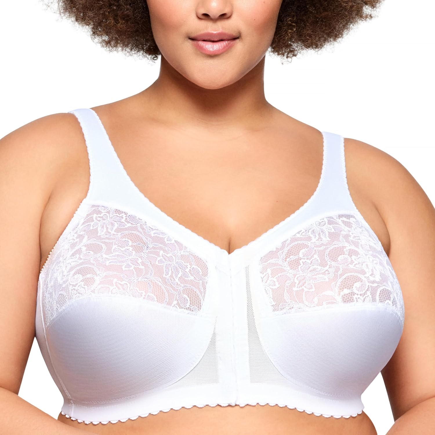 Glamorise Women's Full Figure MagicLift Front Close Support Bra