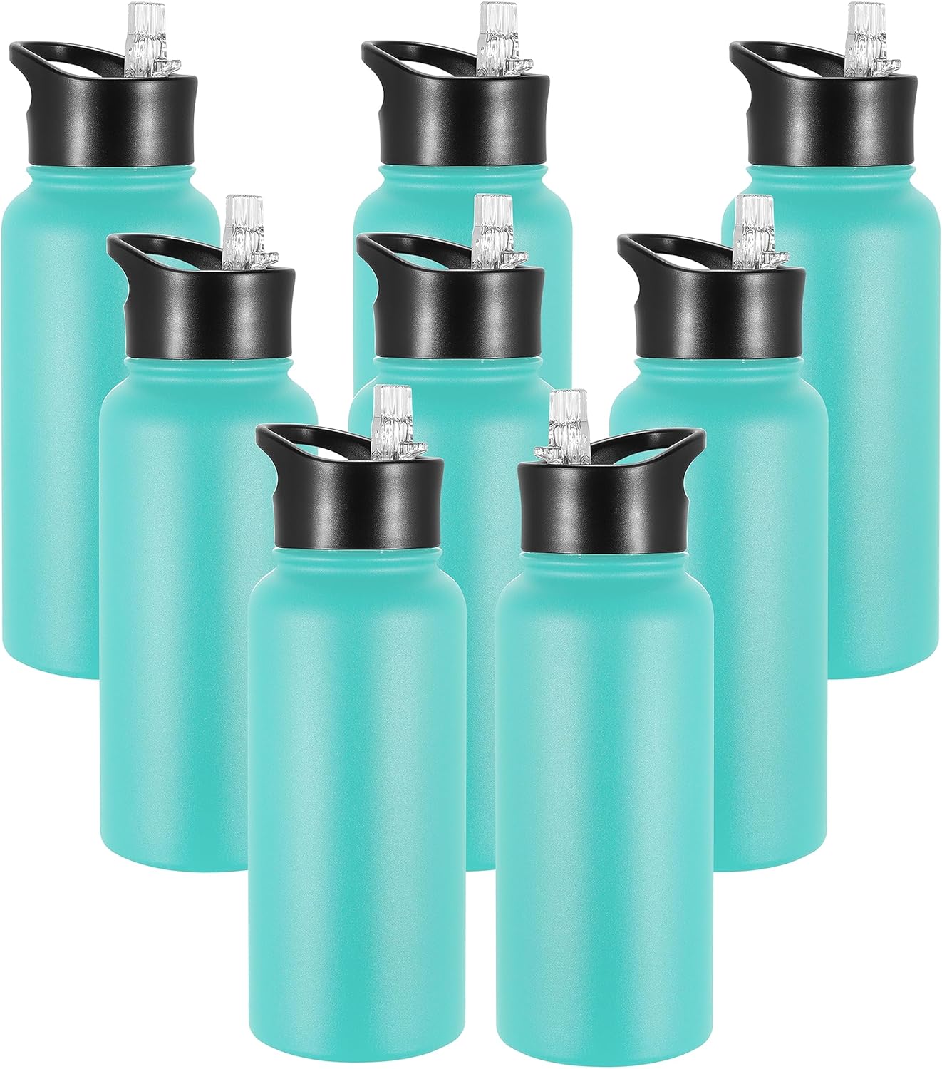 VEGOND 32 oz Insulated Water Bottle with Leak Proof Lids