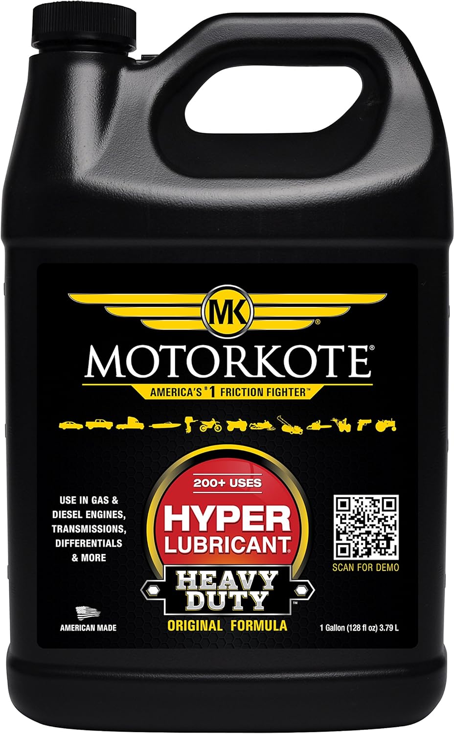Motorkote MK-HL01G-04 Heavy Duty Hyper Lubricant for Engines