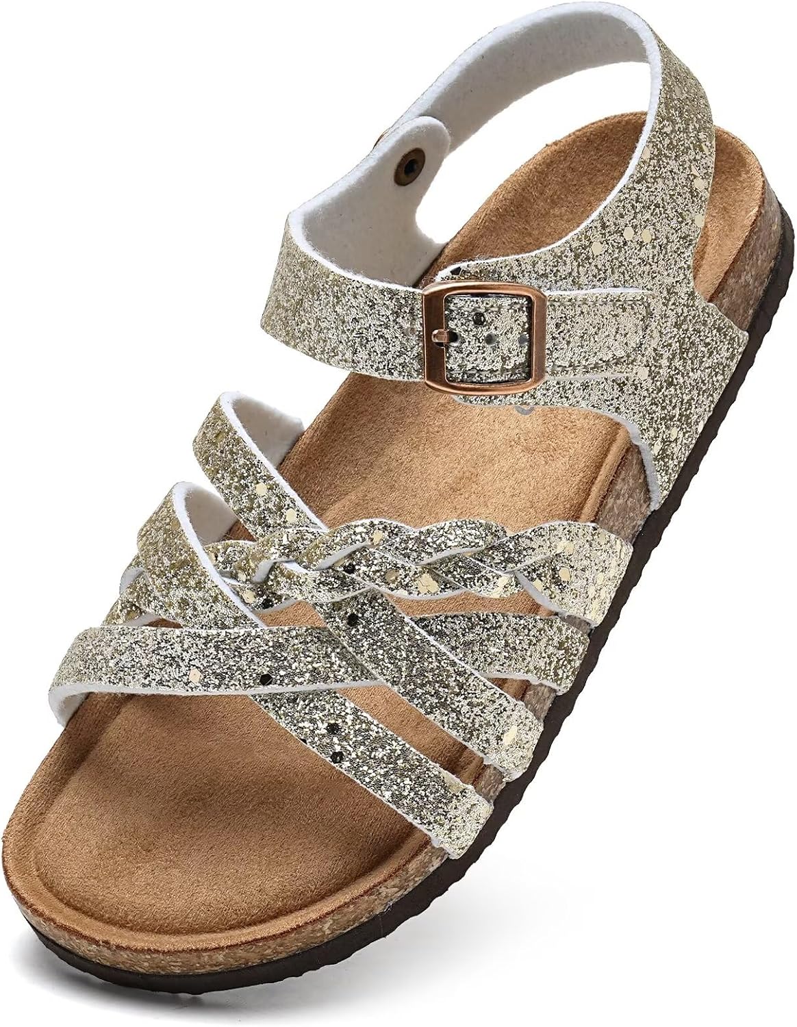 Torotto Girls Sandals with Cork Footbed for Comfortable Play