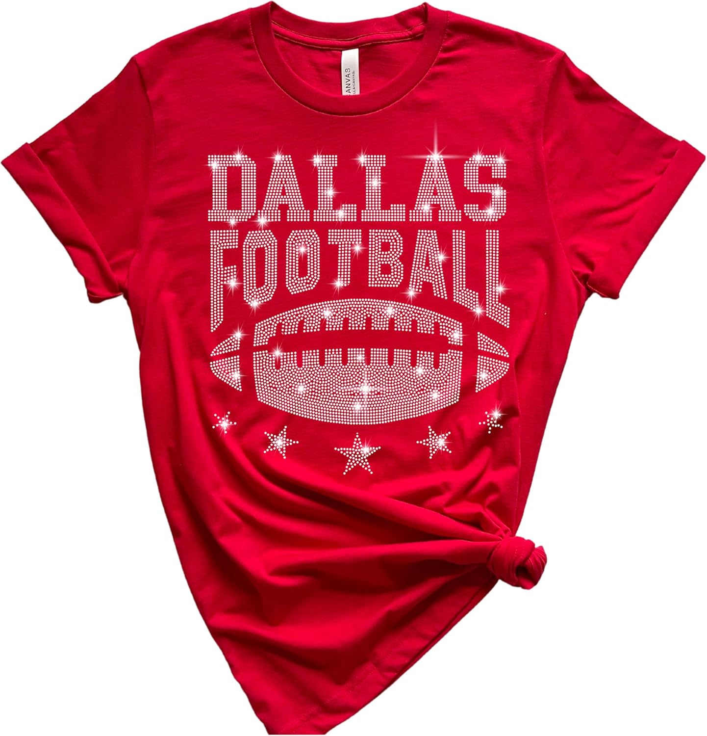 Retro Style Dallas Texas Rhinestone Fan T-Shirts for Everyone