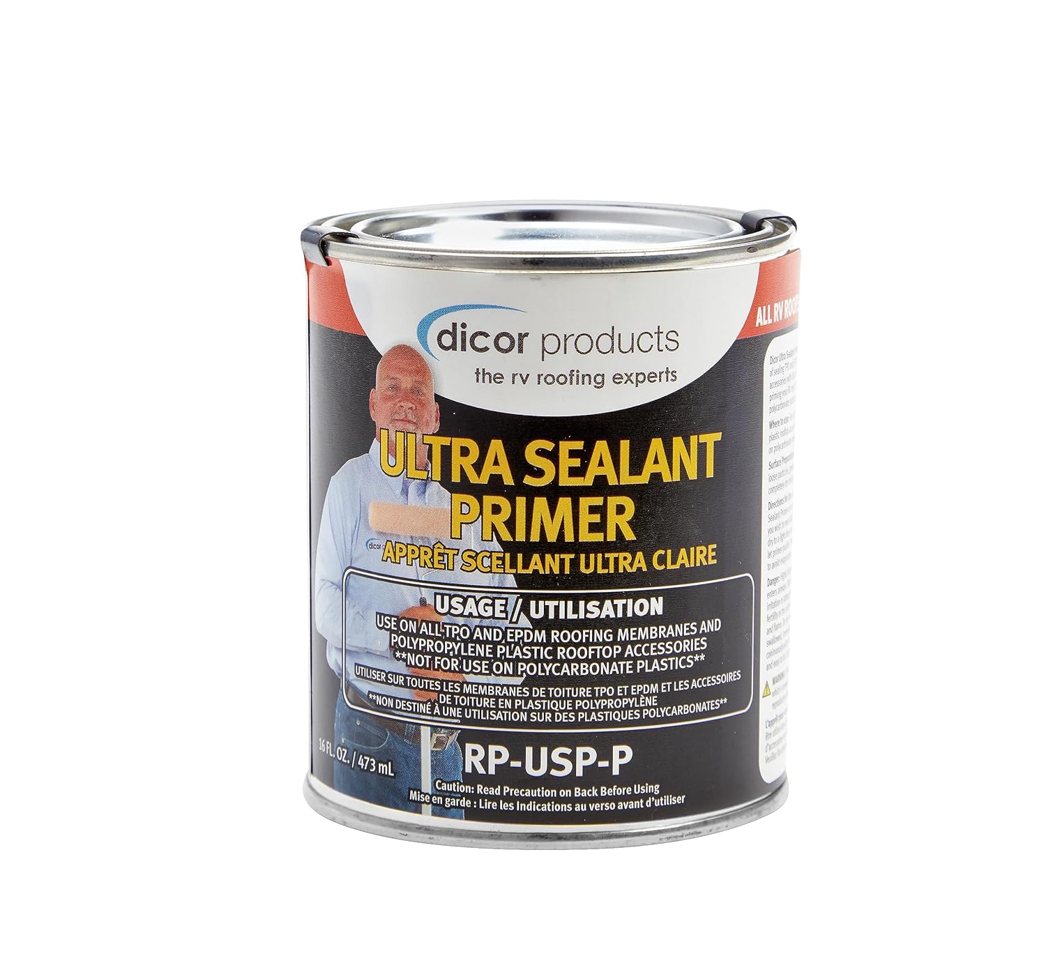Dicor Ultra Sealant Primer for TPO and EPDM Membranes - 16 Oz