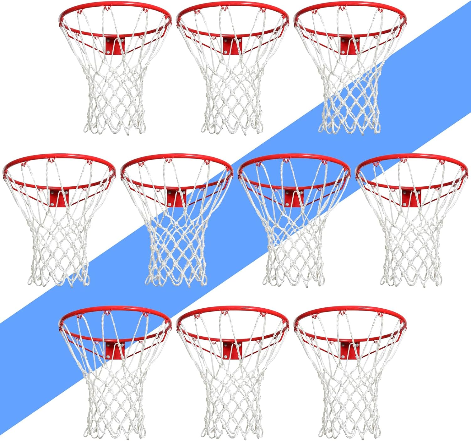 Professional Heavy Duty Basketball Net for Outdoor Use