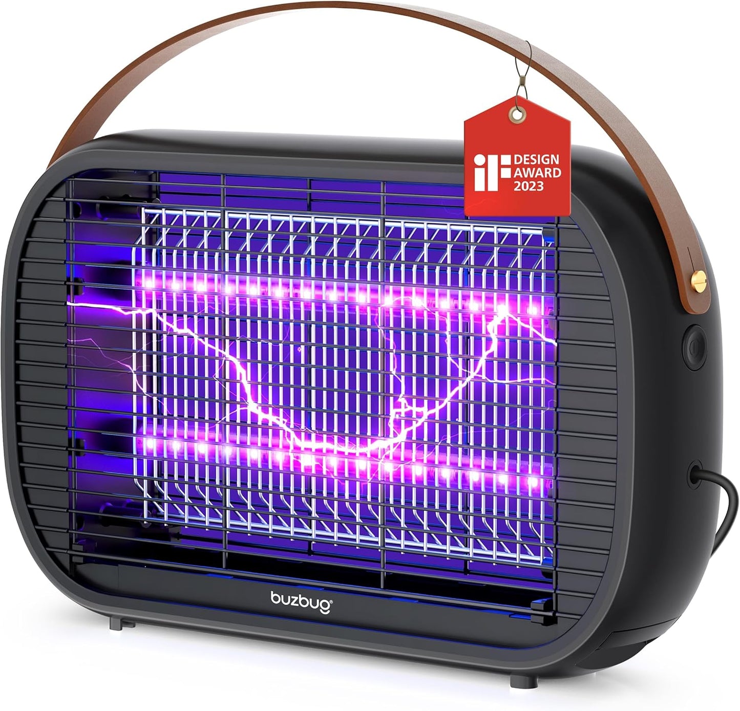 Buzbug LED Bug Zapper Indoor - High-Voltage Mosquito Trap