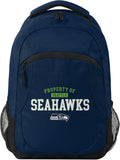 NFL Team Logo Property of Action Backpack - Bold Team Style