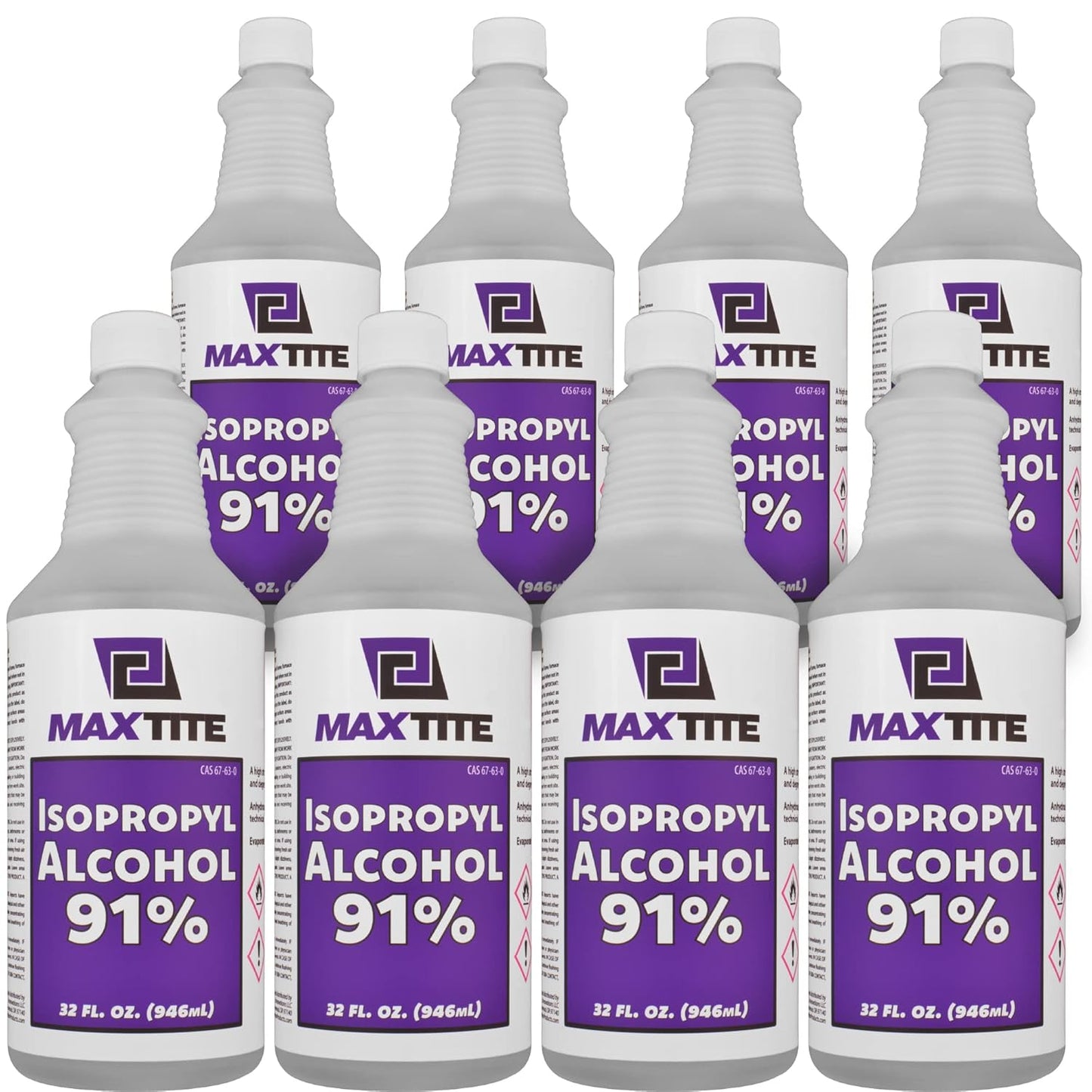 MaxTite Isopropyl Alcohol 91% - 2 Gallons of Pure Quality