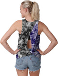 FOCO Women's NFL Team Logo Script Wordmark Dye Tie-Breaker Tank Top