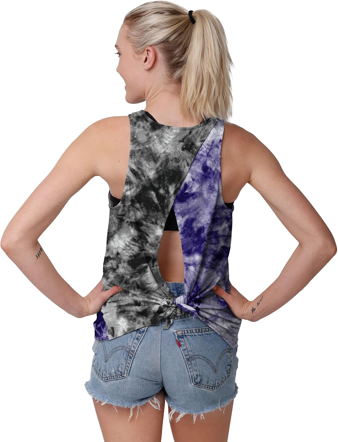 FOCO Women's NFL Team Logo Tie-Dye Tank Top for Fans