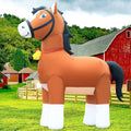 Clydesdale Horse Inflatable 9FT Christmas Yard Decoration - Bright LED