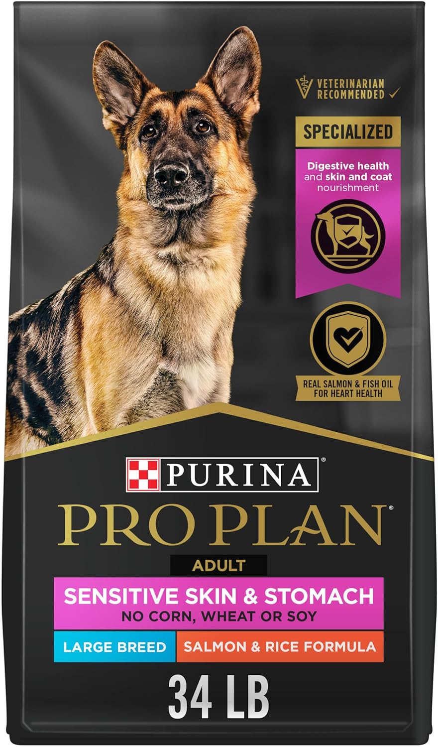 Purina Pro Plan Sensitive Skin and Stomach Dog Food for Large Breeds